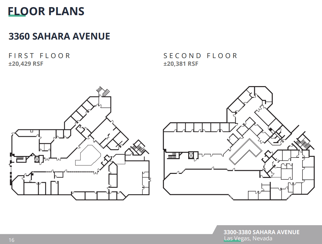 3320 W Sahara Ave, Las Vegas, NV en alquiler Plano de la planta- Imagen 1 de 1