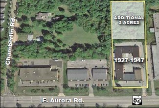 1927-1947 E Aurora Rd, Twinsburg, OH - VISTA AÉREA  vista de mapa