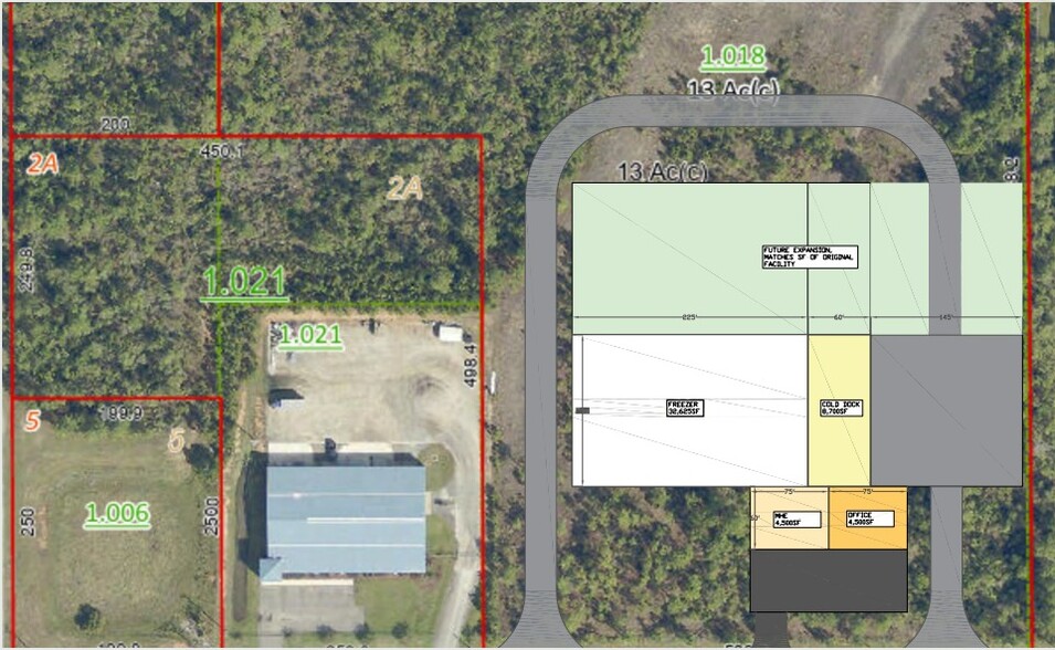 1739 Industrial Pky, Foley, AL en alquiler - Plano del sitio - Imagen 2 de 2