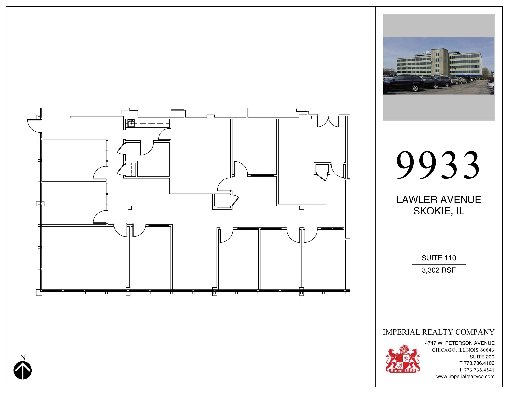 9933 Lawler Ave, Skokie, IL en alquiler Plano del sitio- Imagen 1 de 2