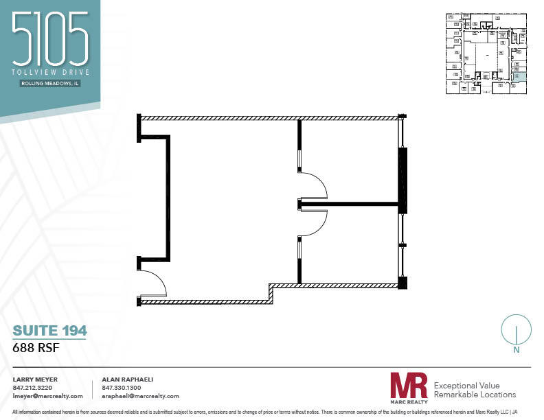 5105 Tollview Dr, Rolling Meadows, IL en alquiler Plano de la planta- Imagen 1 de 1