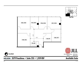 3379 Peachtree Rd NE, Atlanta, GA en alquiler Plano de la planta- Imagen 1 de 1