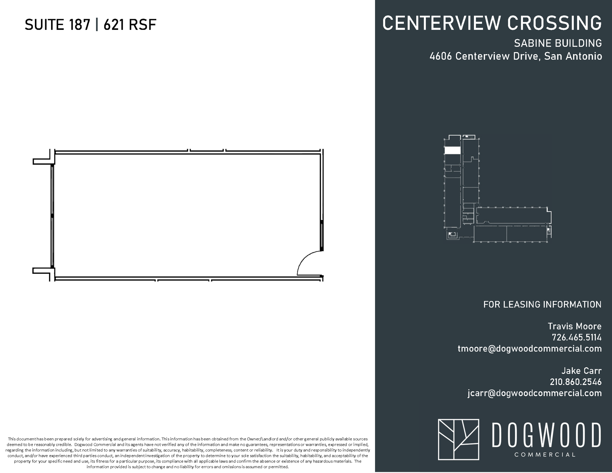 4538 Centerview Dr, San Antonio, TX en alquiler Plano de la planta- Imagen 1 de 1