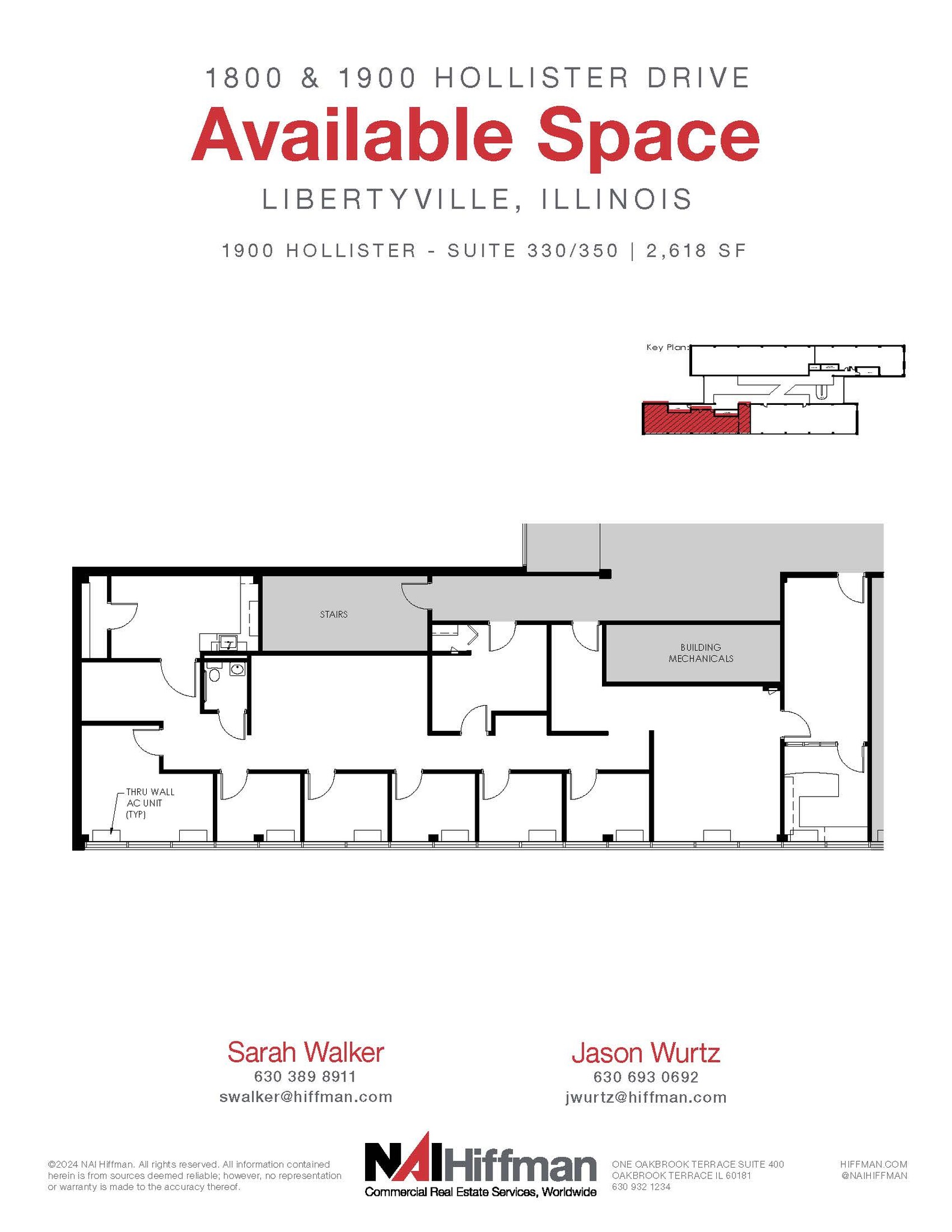 1900 Hollister Dr, Libertyville, IL en alquiler Plano de la planta- Imagen 1 de 1