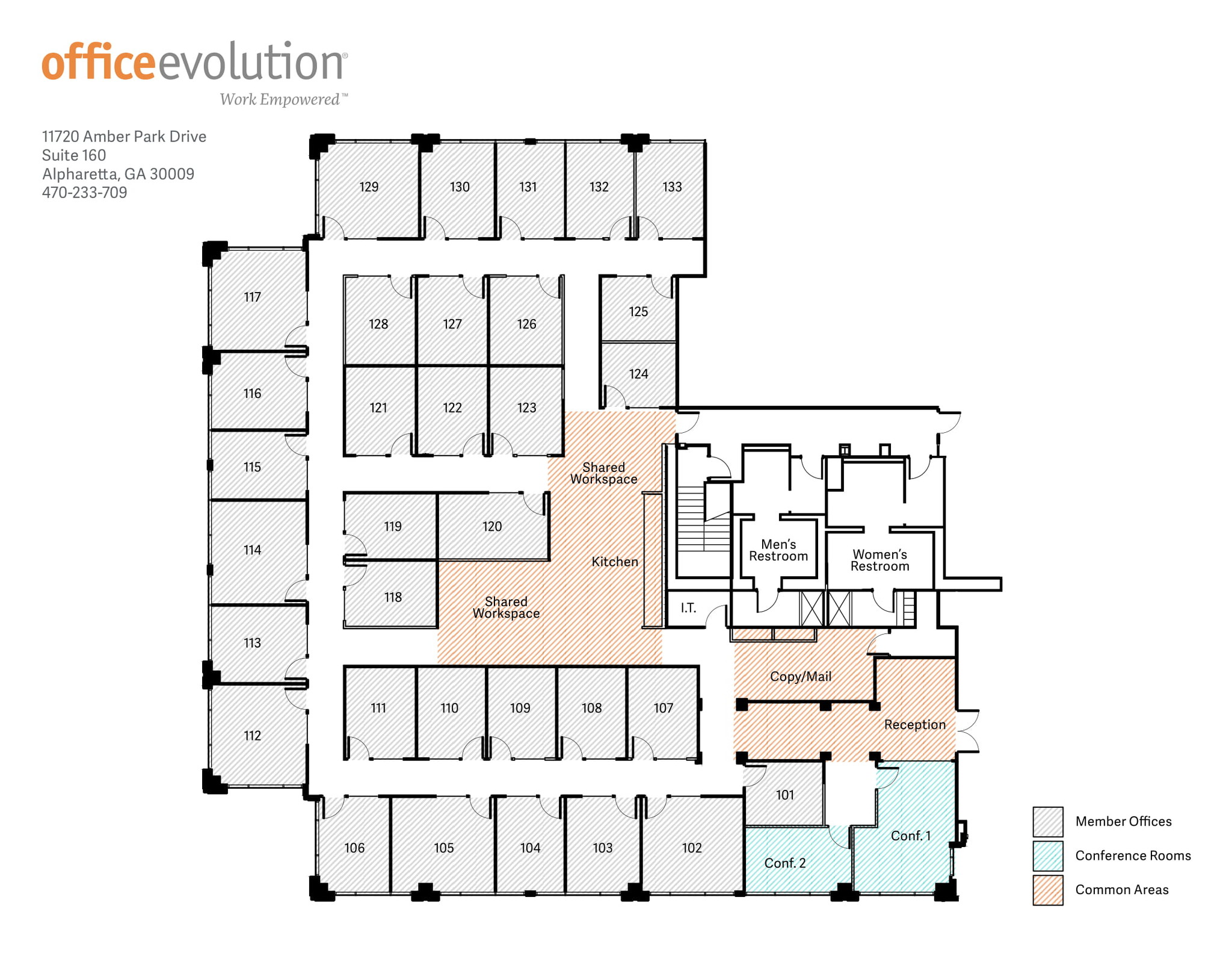 11720 Amberpark Dr, Alpharetta, GA en alquiler Plano de la planta- Imagen 1 de 14