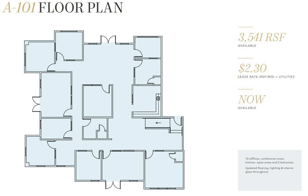 3990 Old Town Ave, San Diego, CA en alquiler Plano de la planta- Imagen 1 de 1