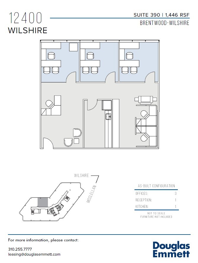 12400 Wilshire Blvd, Los Angeles, CA en alquiler Plano de la planta- Imagen 1 de 1