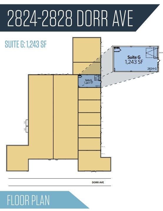 2824-2830 Dorr Ave, Fairfax, VA en alquiler Plano de la planta- Imagen 1 de 1