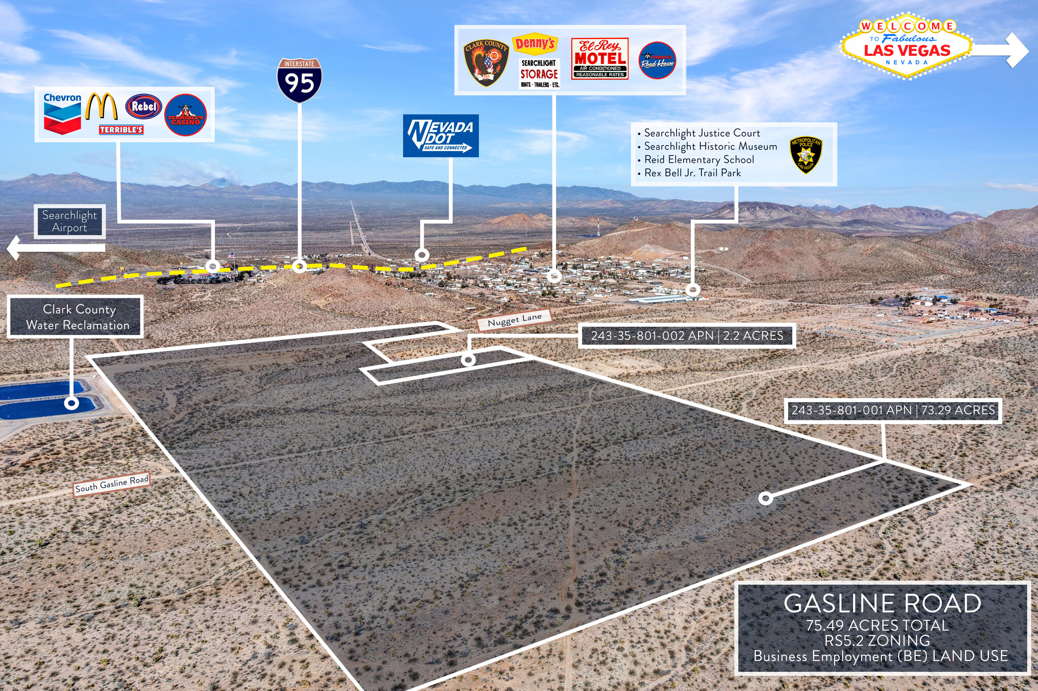 S Gasline Road, Searchlight, NV en venta Foto principal- Imagen 1 de 11