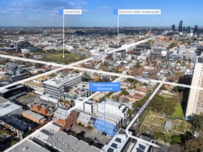 1 Belgium Ave, Richmond, VIC - Aérea  vista de mapa - Image1