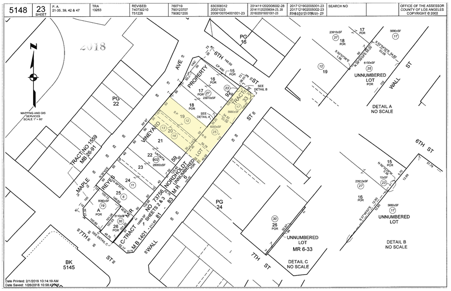 260 E 6th St, Los Angeles, CA en venta - Plano de solar - Imagen 2 de 4