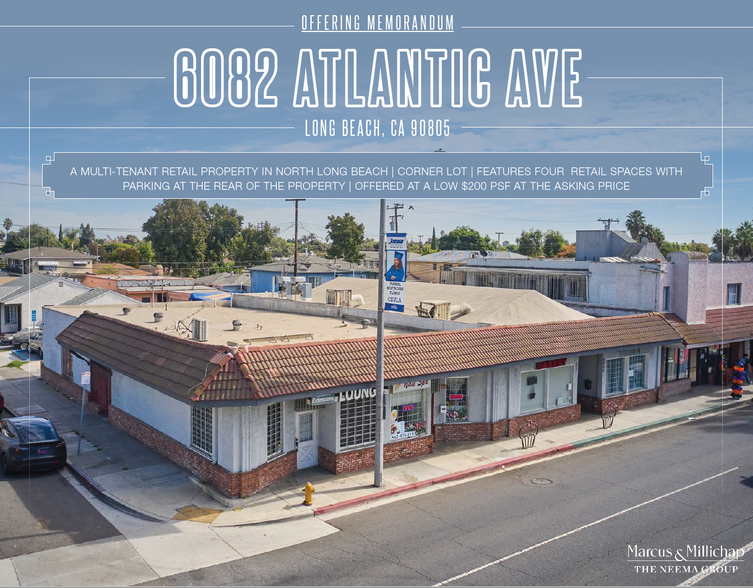 6082-6090 Atlantic Ave, Long Beach, CA en venta - Foto del edificio - Imagen 1 de 7