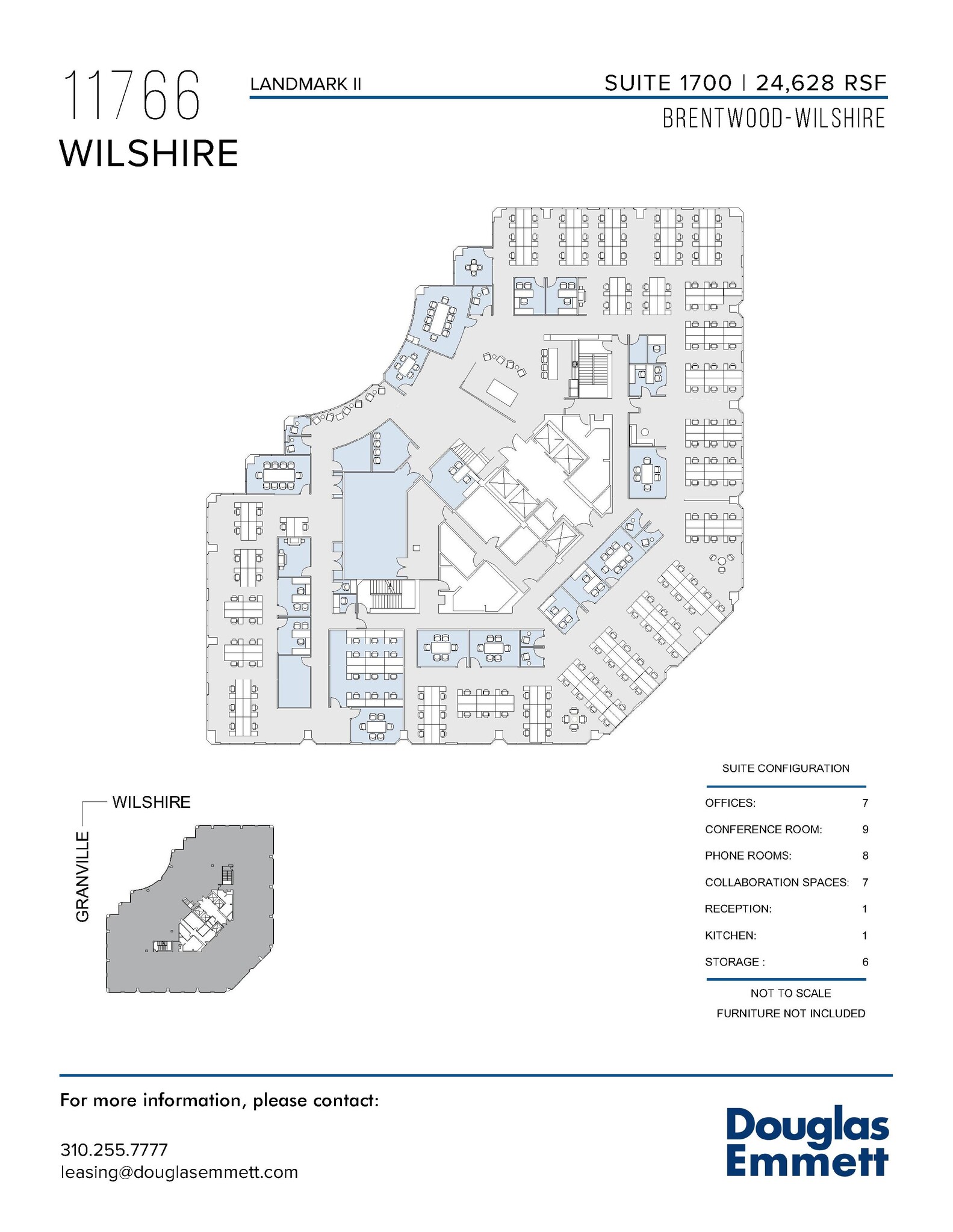 11766 Wilshire Blvd, Los Angeles, CA en alquiler Plano de la planta- Imagen 1 de 1