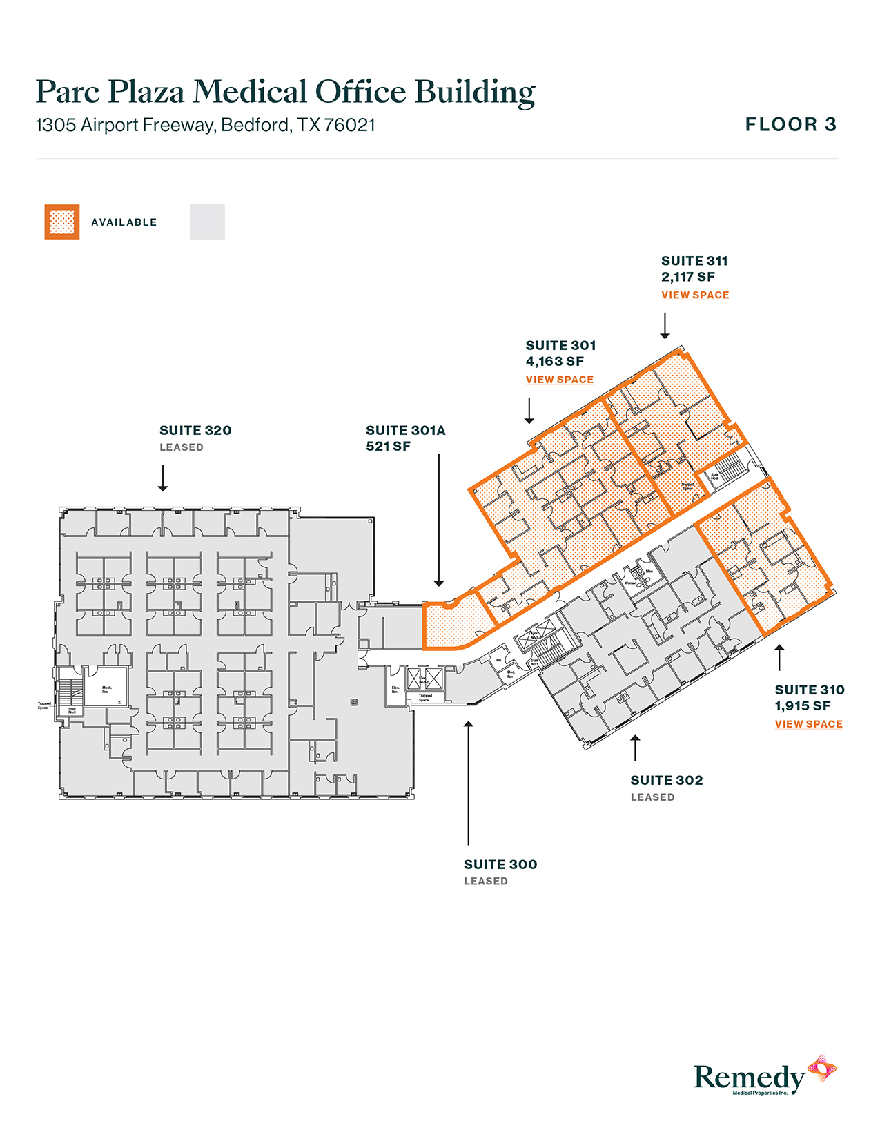 1305 Airport Fwy, Bedford, TX en alquiler Plano de la planta- Imagen 1 de 2