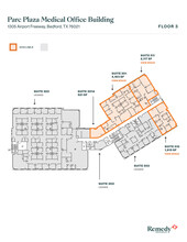 1305 Airport Fwy, Bedford, TX en alquiler Plano de la planta- Imagen 1 de 2