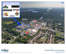 1412-1508 W 86th St, Indianapolis, IN - VISTA AÉREA  vista de mapa - Image1