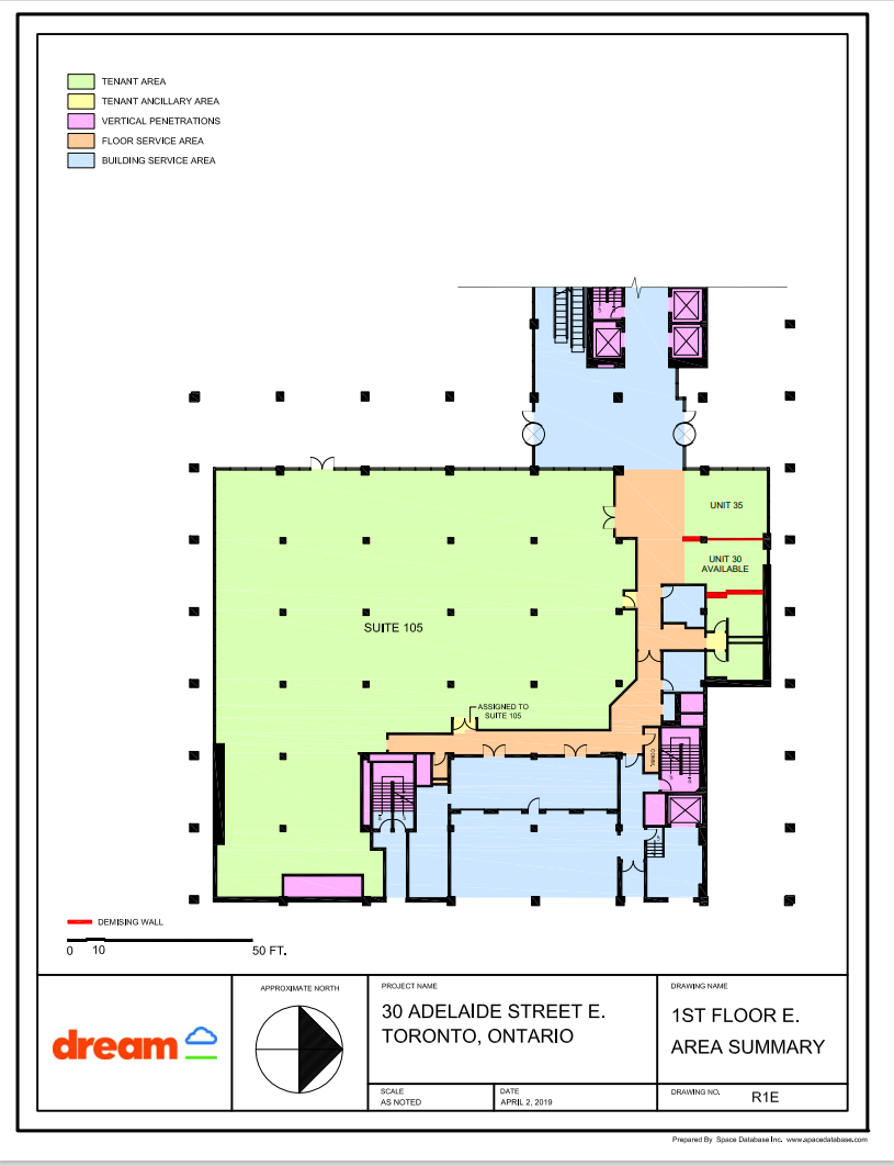 30 Adelaide St E, Toronto, ON en alquiler Plano de la planta- Imagen 1 de 1