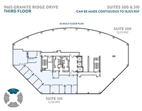 9655 Granite Ridge Dr, San Diego, CA en alquiler Plano de la planta- Imagen 1 de 2