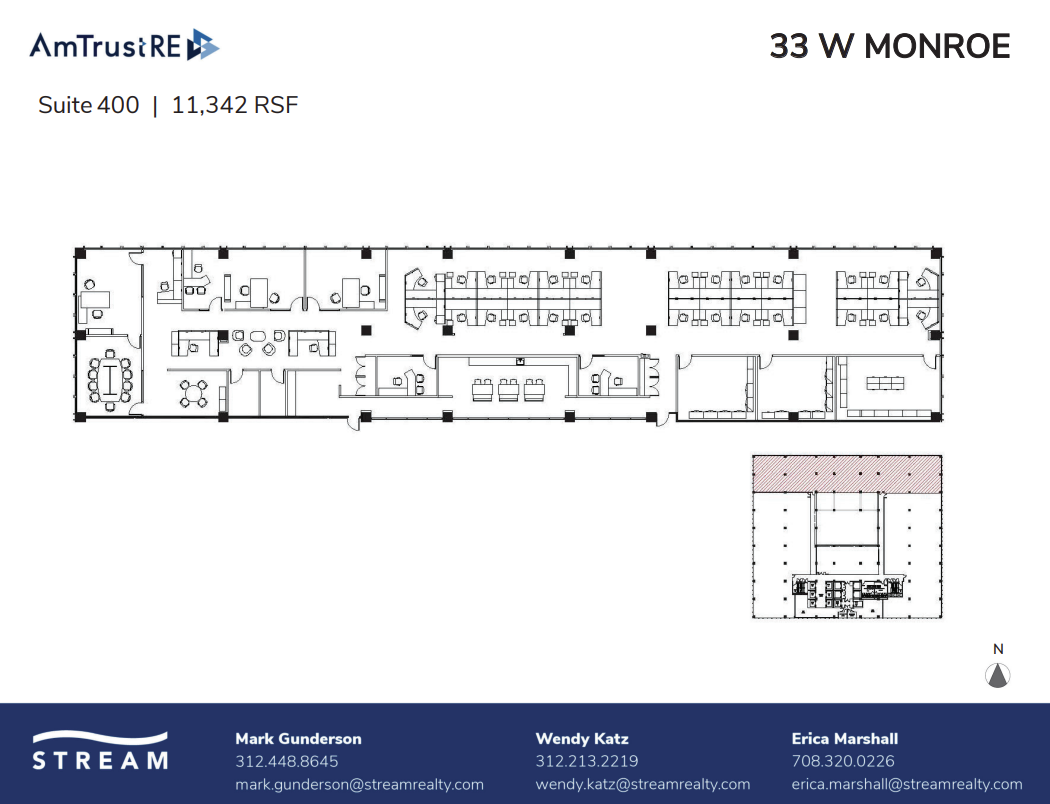 33 W Monroe St, Chicago, IL en alquiler Plano de la planta- Imagen 1 de 1