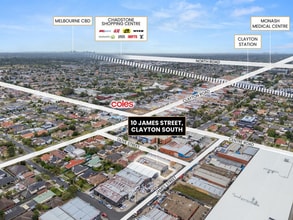 10 James Street, Clayton South, VIC - Aérea vista de mapa