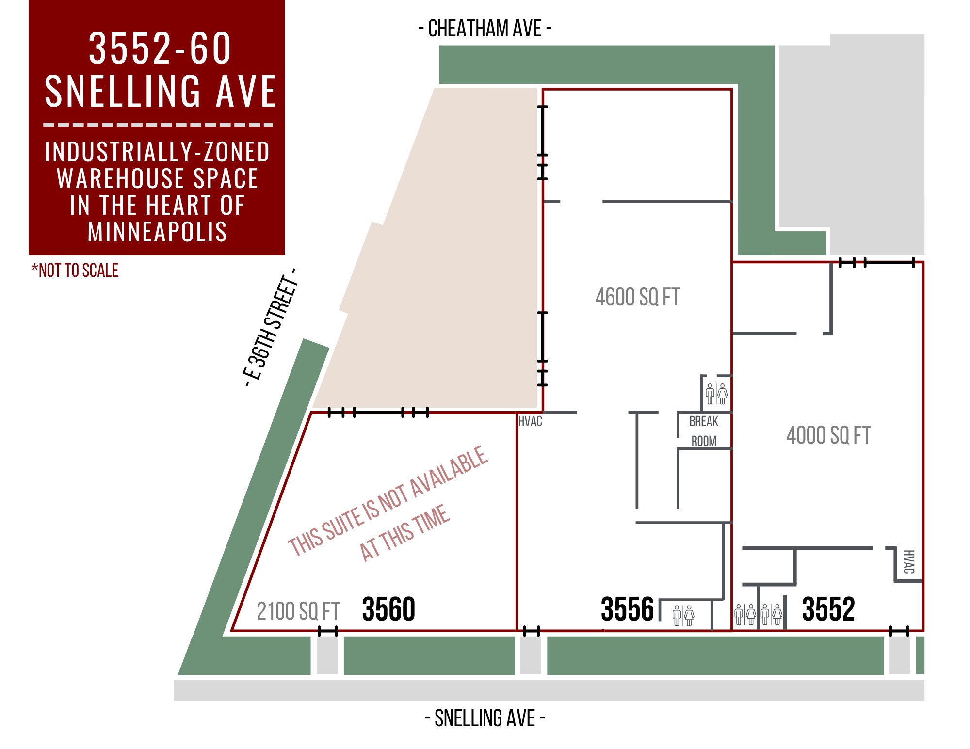 3552-3556 Snelling Ave, Minneapolis, MN en alquiler Plano de la planta- Imagen 1 de 27