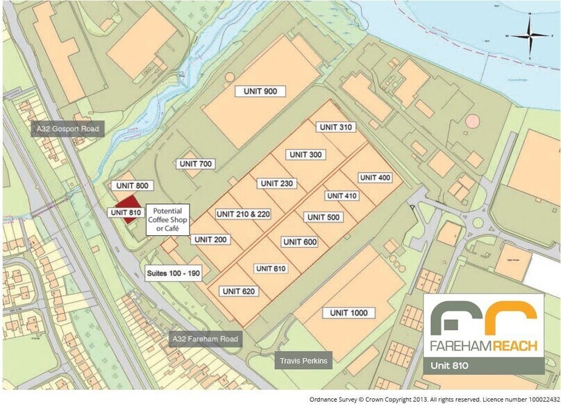 Units at Fareham Reach Business Park, Gosport en alquiler - Plano del sitio - Imagen 3 de 3