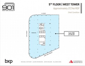 901 New York Ave NW, Washington, DC en alquiler Plano de la planta- Imagen 1 de 2