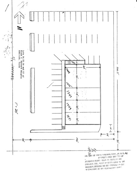 1241-1251 S Harvard Ave, Tulsa, OK en alquiler - Plano del sitio - Imagen 3 de 3