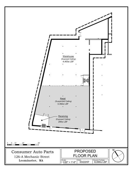 126 Mechanic St, Leominster, MA en alquiler - Plano del sitio - Imagen 3 de 3