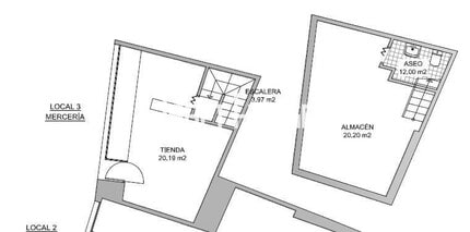 Local en Toledo, Toledo en alquiler Plano de planta tipo- Imagen 1 de 1