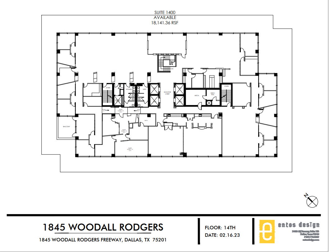 1845 Woodall Rodgers Fwy, Dallas, TX en alquiler Plano de la planta- Imagen 1 de 1