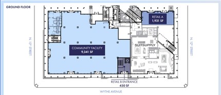 111 N 12th St, Brooklyn, NY en alquiler Plano de la planta- Imagen 1 de 2