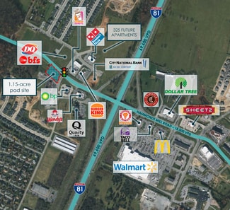 Más detalles de 1255 T J Jackson Drive, Hedgesville, WV - Terreno en venta