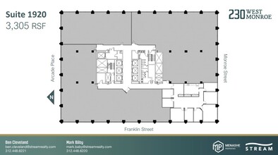 230 W Monroe St, Chicago, IL en alquiler Plano de la planta- Imagen 1 de 1