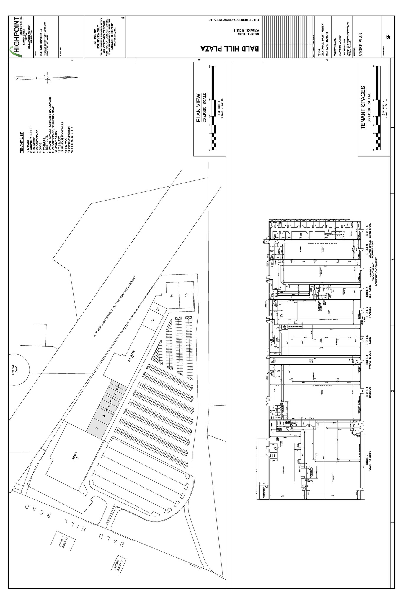 1245 Bald Hill Rd, Warwick, RI en alquiler Plano de la planta- Imagen 1 de 1