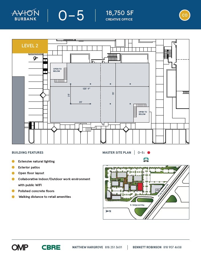 3051-3055 N Hollywood Way, Burbank, CA en venta Plano de la planta- Imagen 1 de 1