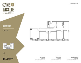 1 N La Salle St, Chicago, IL en alquiler Plano de la planta- Imagen 1 de 1