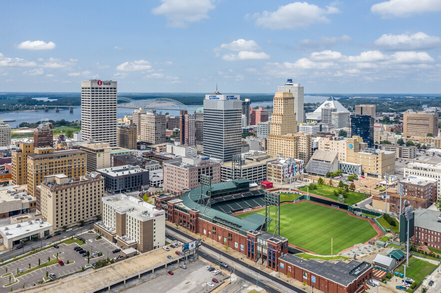 40 S Main St, Memphis, TN en alquiler - Vista aérea - Imagen 3 de 25