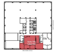 250 E Wisconsin Ave, Milwaukee, WI en alquiler Plano de la planta- Imagen 1 de 1