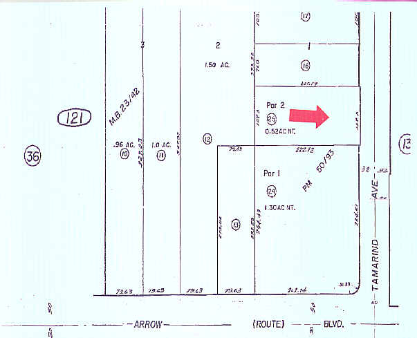 8450 Tamarind Ave, Fontana, CA en venta - Plano de solar - Imagen 3 de 4