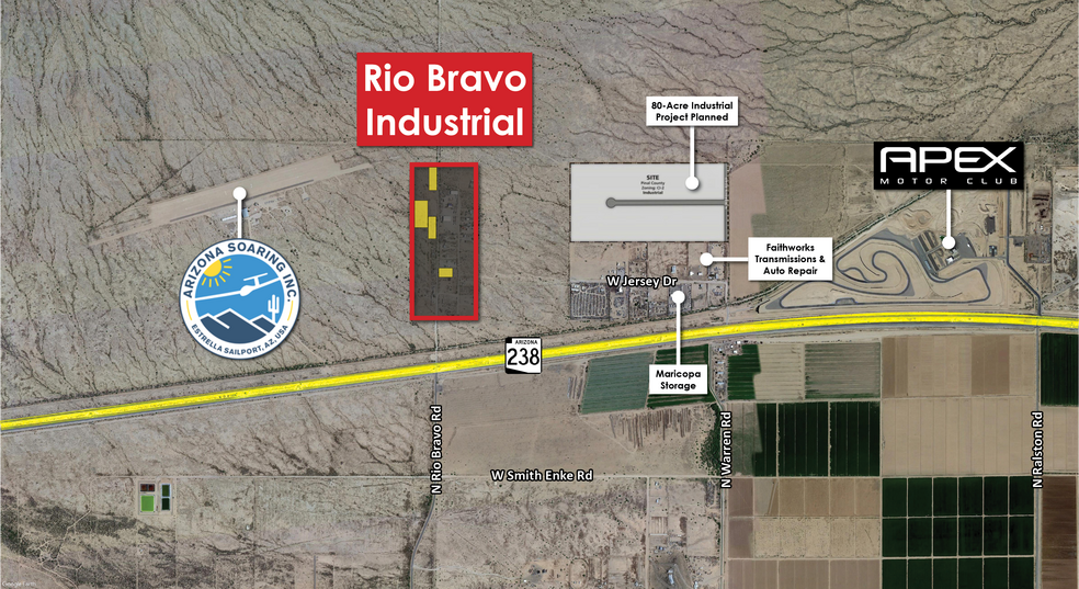 Rio Bravo and Highway 238, Maricopa, AZ en venta - Foto del edificio - Imagen 1 de 6