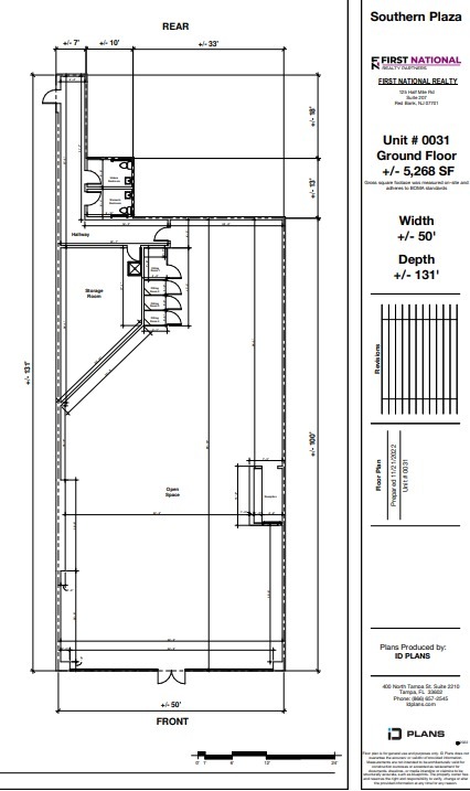 4200 S East St, Indianapolis, IN en alquiler Plano de la planta- Imagen 1 de 3