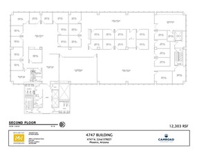 4747 N 22nd St, Phoenix, AZ en alquiler Plano de la planta- Imagen 1 de 1