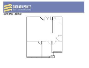 8480 E Orchard Rd, Greenwood Village, CO en alquiler Plano de la planta- Imagen 1 de 1