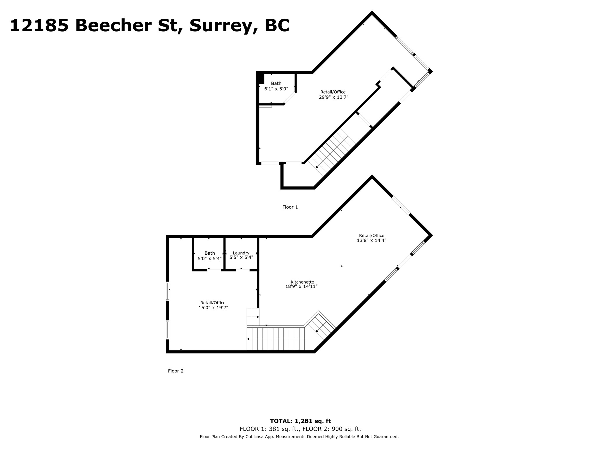 12185 Beecher St, White Rock, BC en alquiler Plano de la planta- Imagen 1 de 8