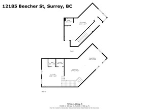 12185 Beecher St, White Rock, BC en alquiler Plano de la planta- Imagen 1 de 8