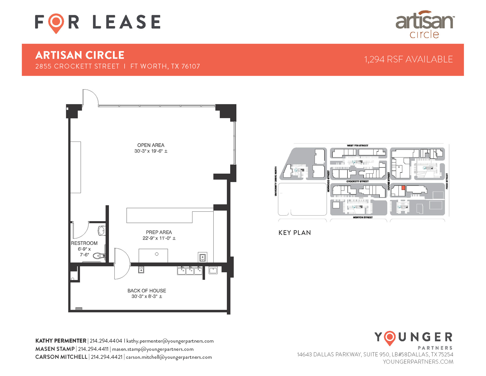 2973 W 7th St, Fort Worth, TX en alquiler Plano de la planta- Imagen 1 de 2