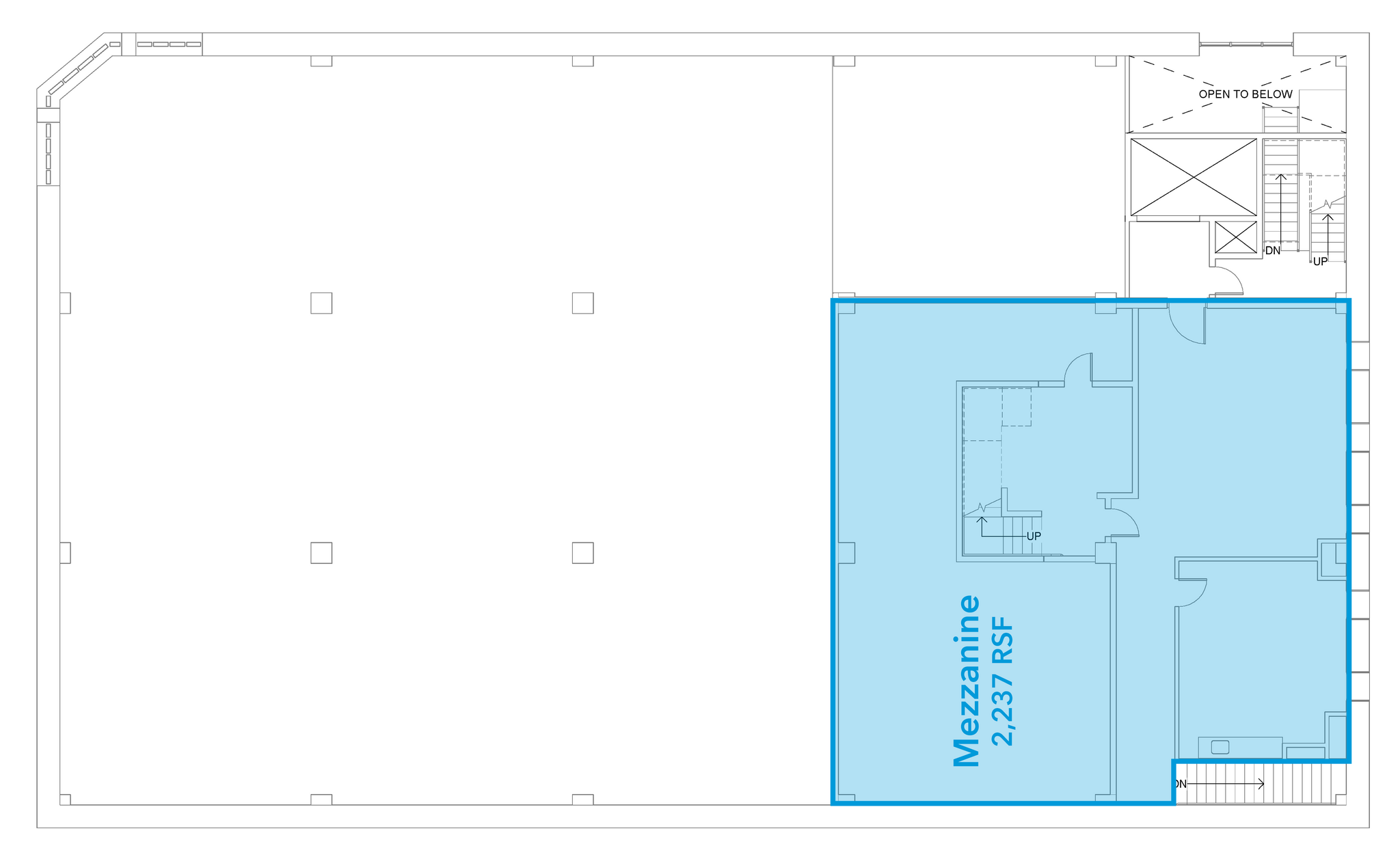 1001 Pacific Ave, Tacoma, WA en alquiler Plano de la planta- Imagen 1 de 1