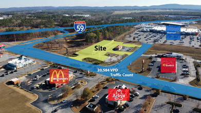 977 Gilbert Ferry Rd SE, Attalla, AL - VISTA AÉREA  vista de mapa