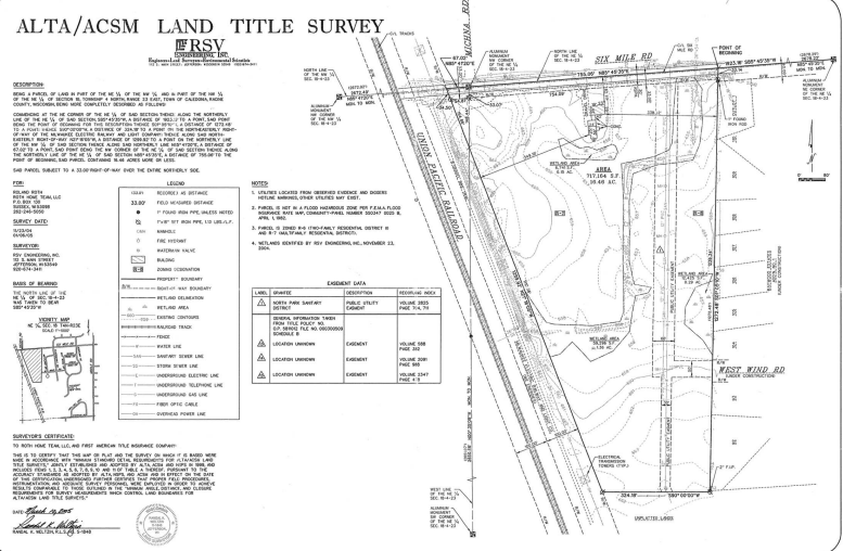 3725 6 Mile Rd, Racine, WI en venta - Plano del sitio - Imagen 2 de 5